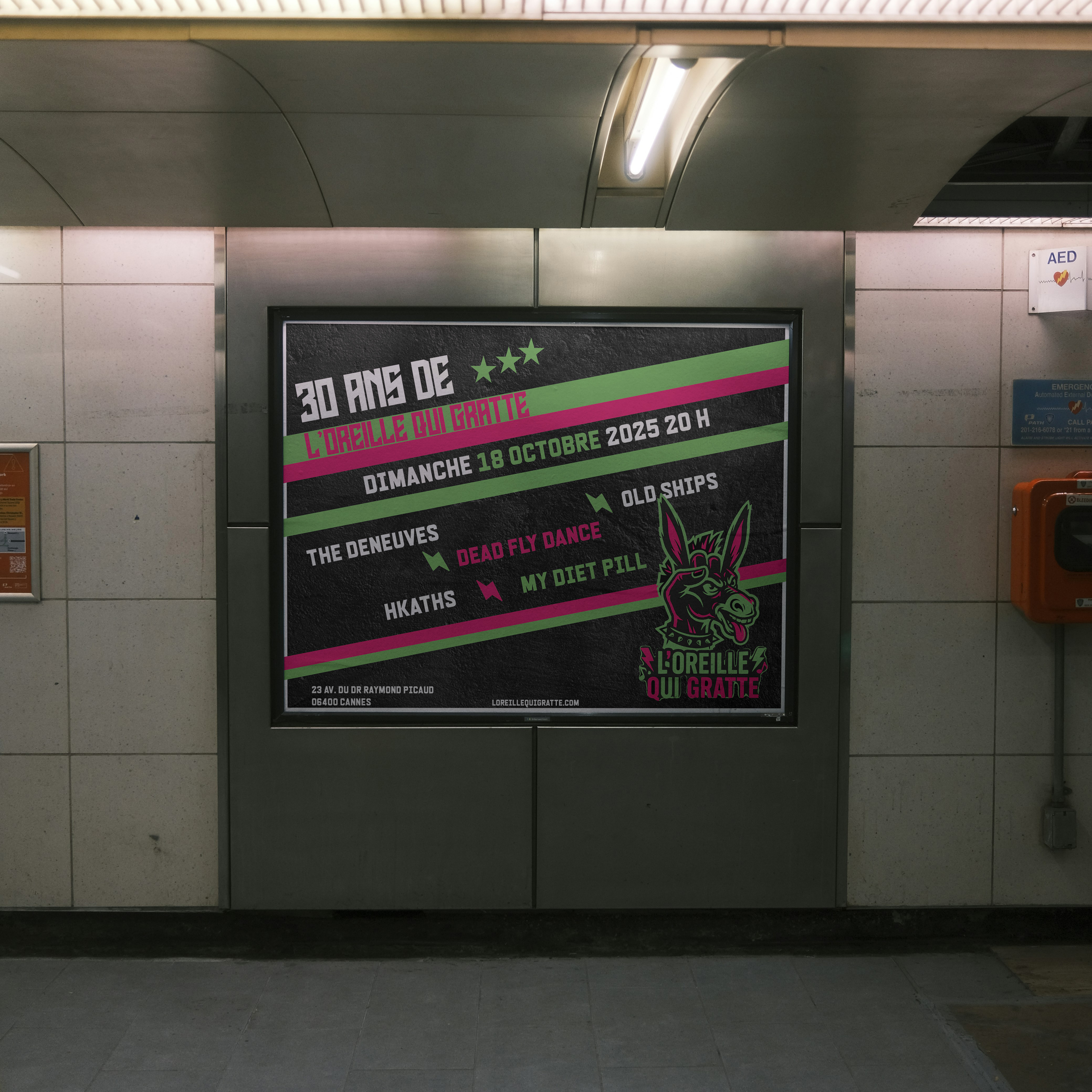 Affiche métro